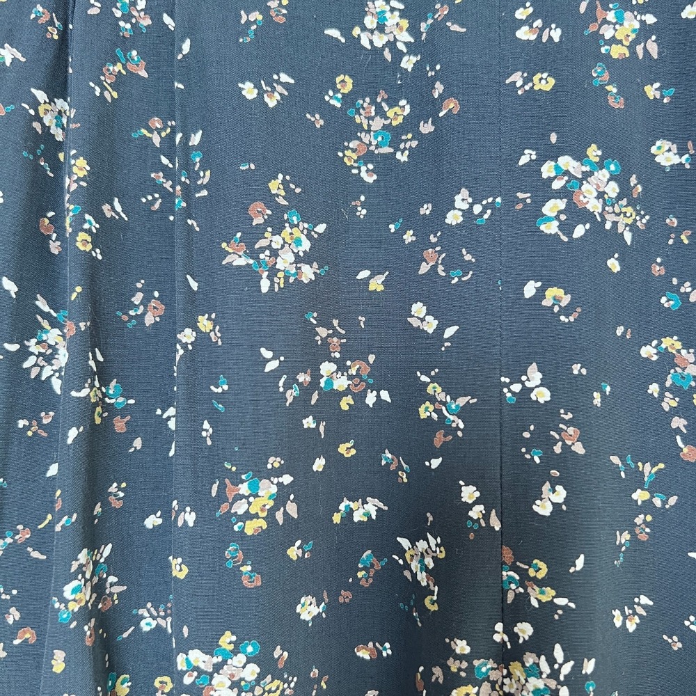 Vintage Coldwater Creek Pleated‎ Ditzy Floral Pants Size L Boho Cottage Fairy - Picture 3 of 6